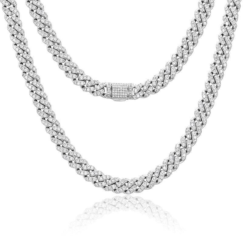 Moissanite custom chain