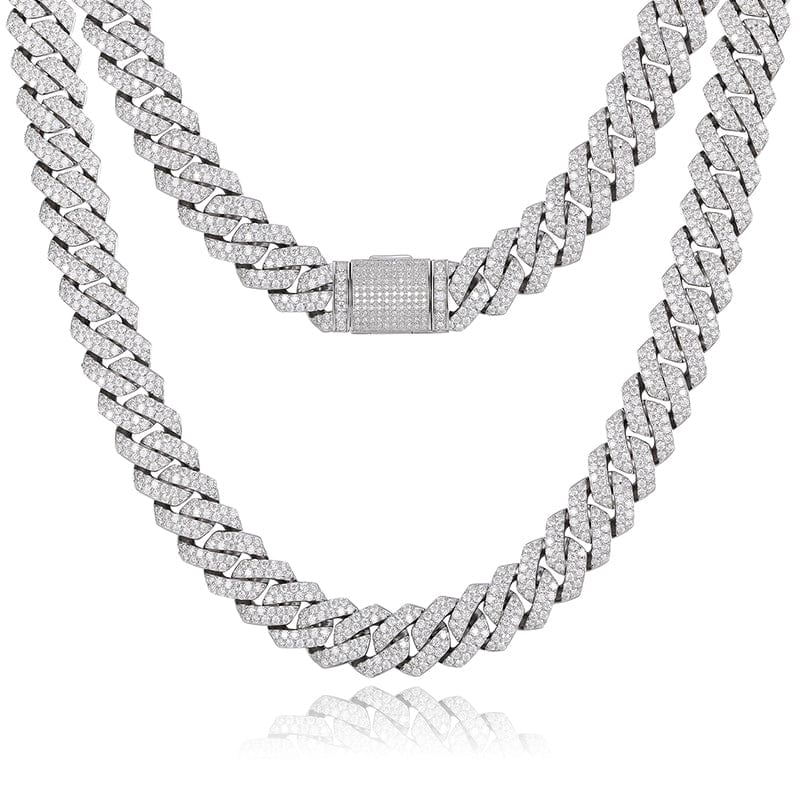 Moissanite custom chain