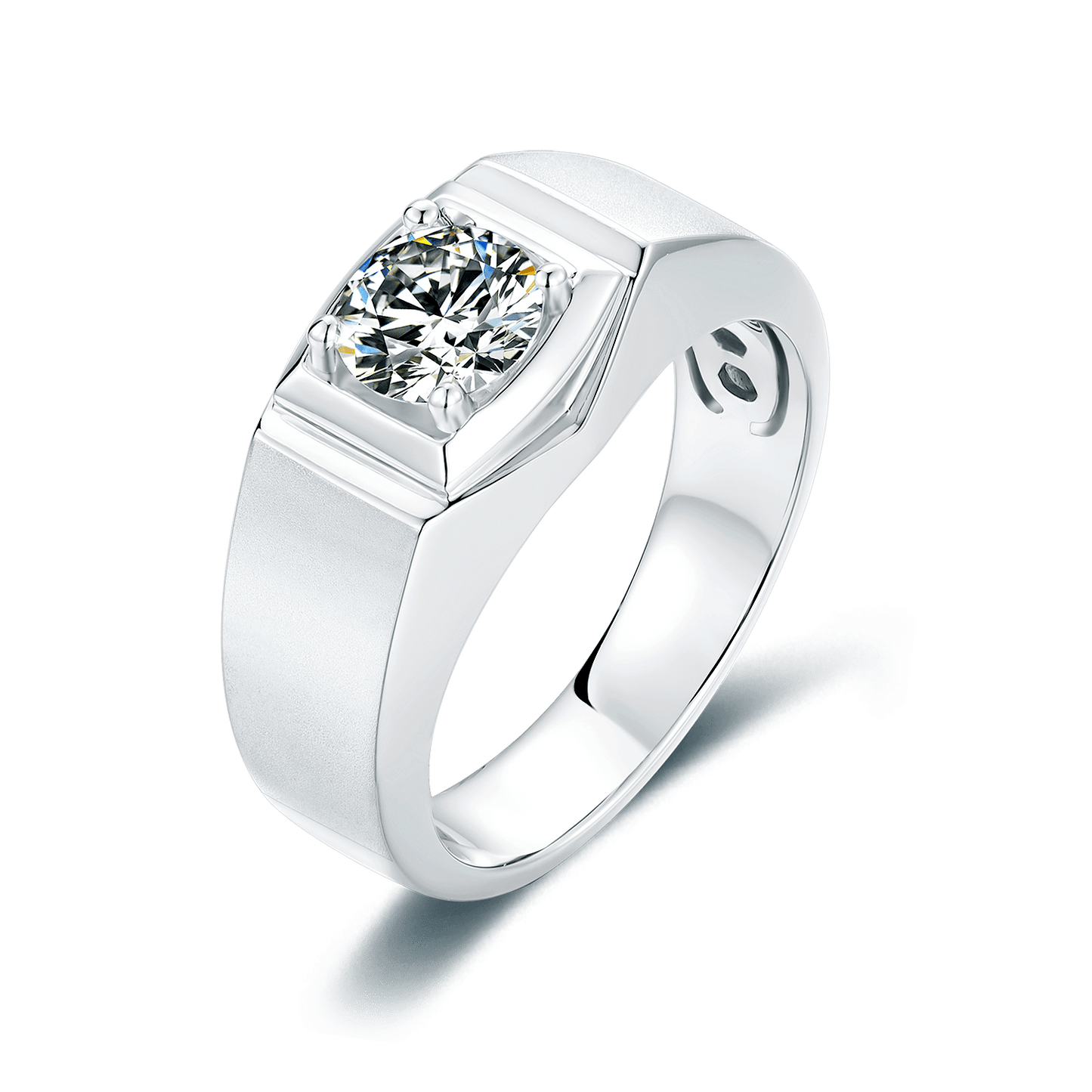 lab diamond wedding band