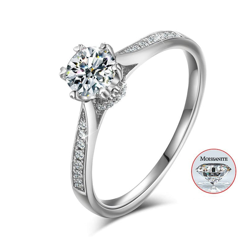 best moissanite engagment ring