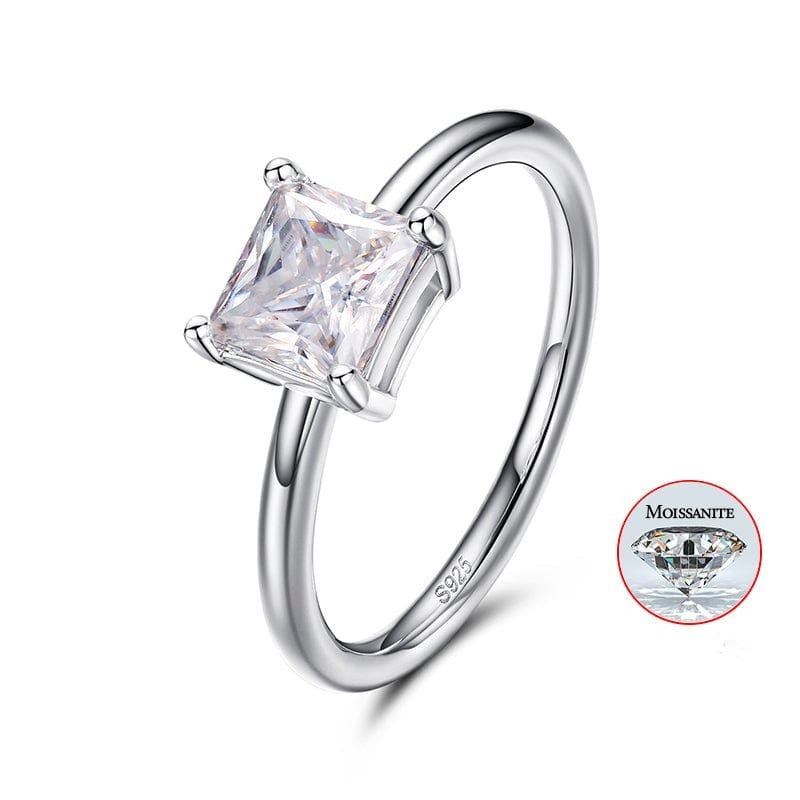 moissanite diamond engagment ring