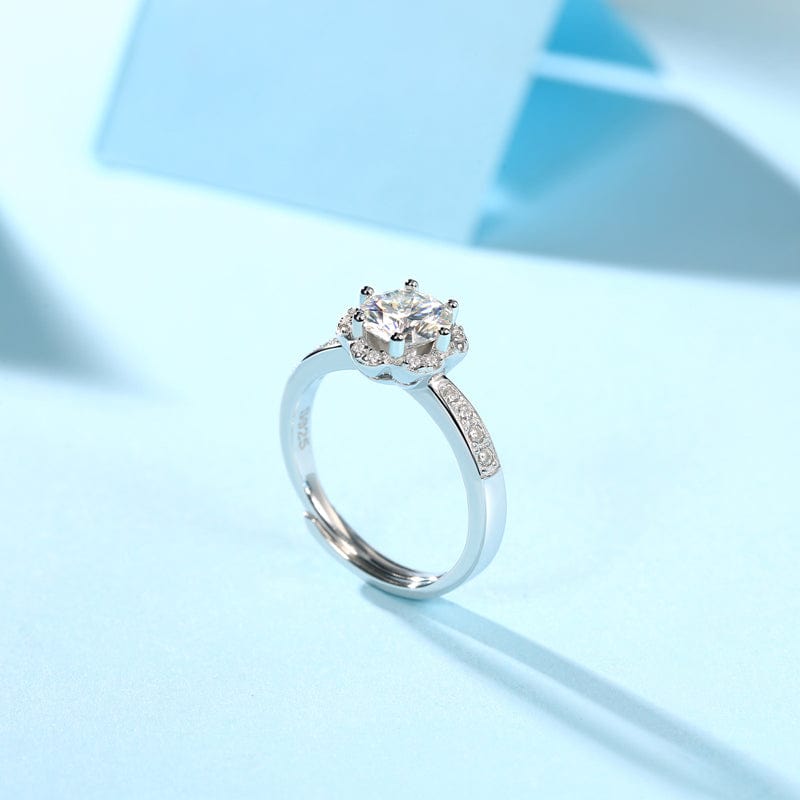 vvs moissanite diamond engagment ring