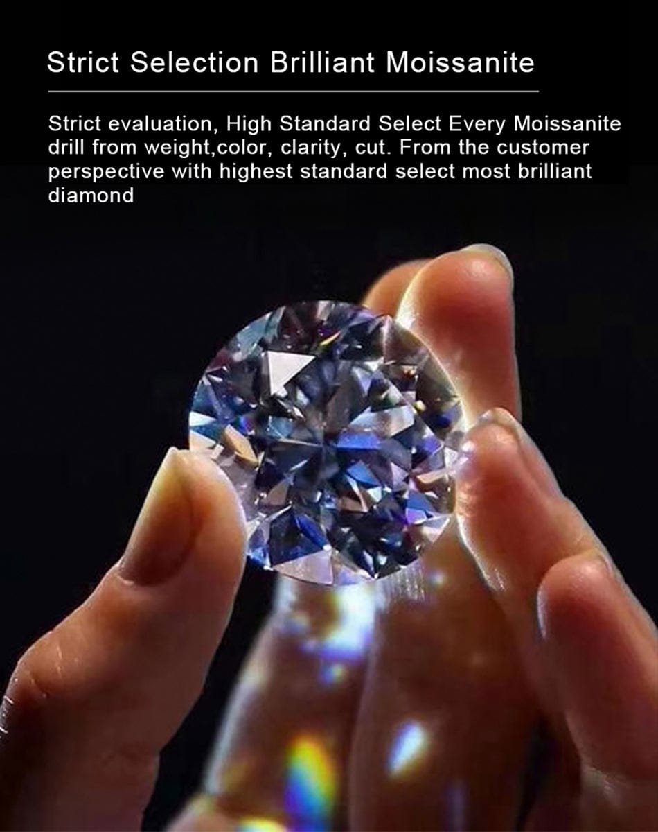 VVS moissanite jewelry