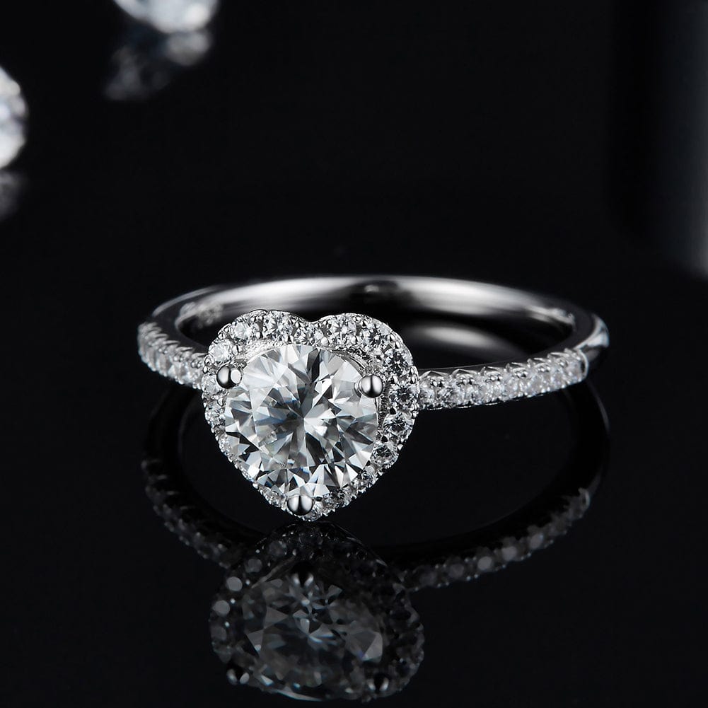 best moissanite engagement ring