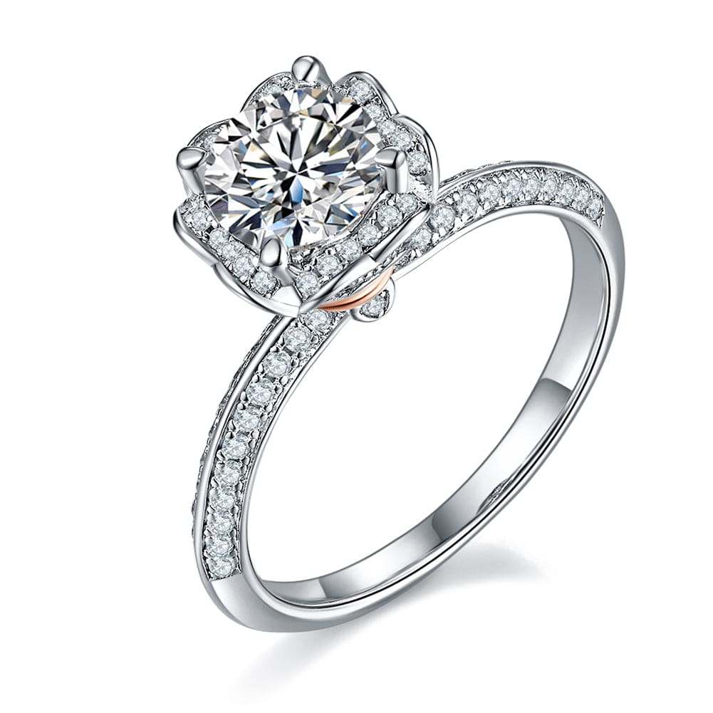 best moissanite engagement ring